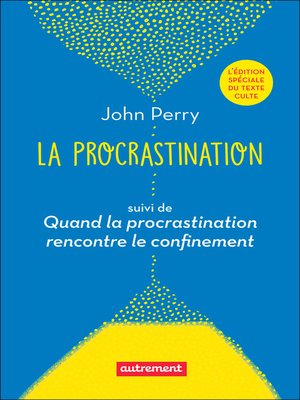 cover image of La procrastination